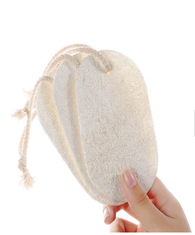 #1 Natural Loofah Bath Sponge - 6" Pure Body Exfoliation -  ITEM CODE: 660457595513 - Sonic Sweat Lab