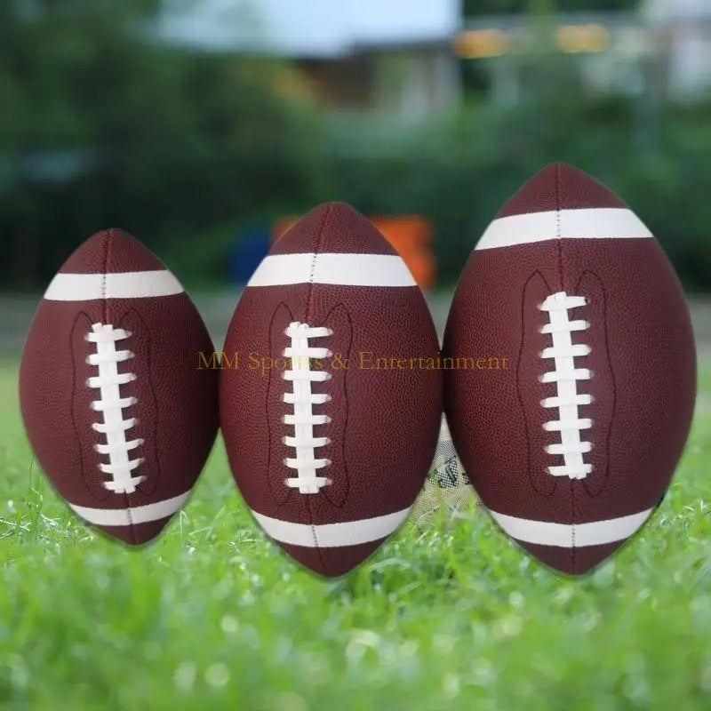 31BE American Football Ball Retro Soccer Ball Competition Ball Football Ball Party Supply for Women Man Childrens - Sonic Sweat Lab