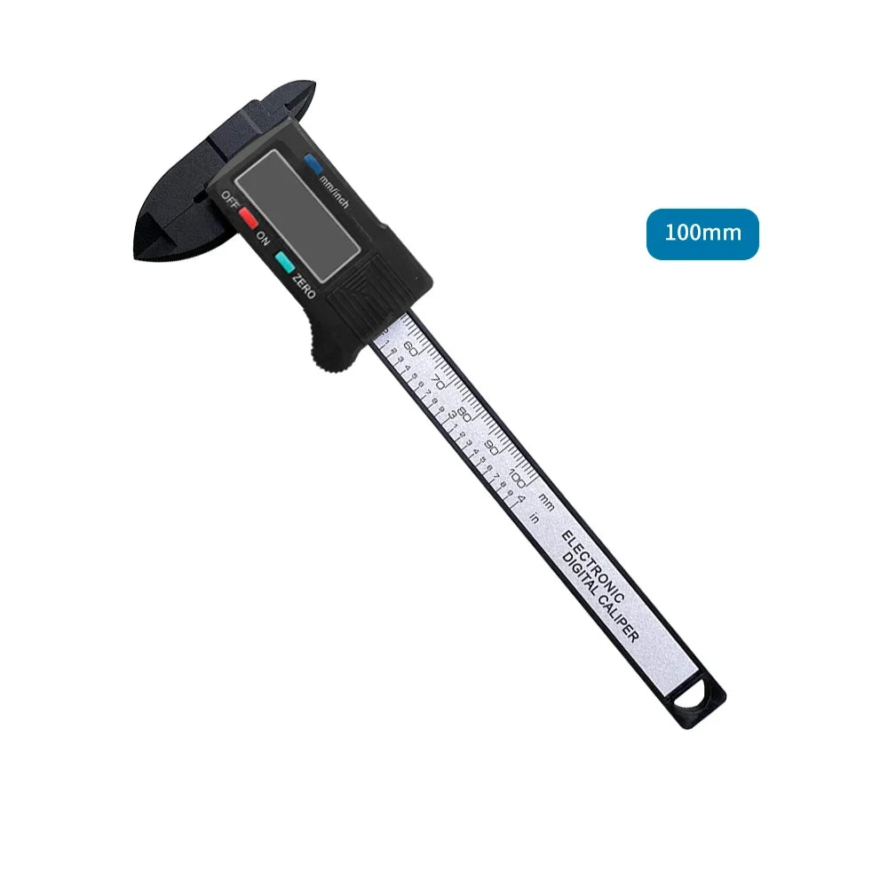 150mm 100mm Electronic Digital Caliper Carbon Fiber Dial Vernier Caliper Gauge Micrometer Measuring Tool Digital Ruler - Sonic Sweat Lab