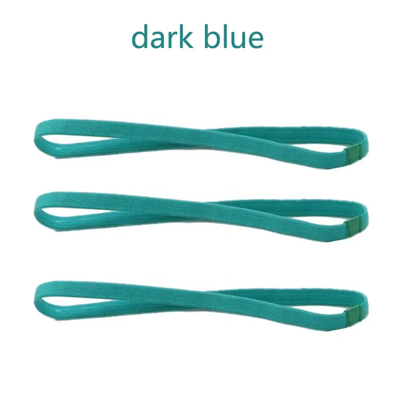 1/2/3/5pcs Women Sweatbands Football Yoga Pure Hair Bands Anti-slip Elastic Rubber Thin Sports Headband Men Hair Accessories - Sonic Sweat Lab