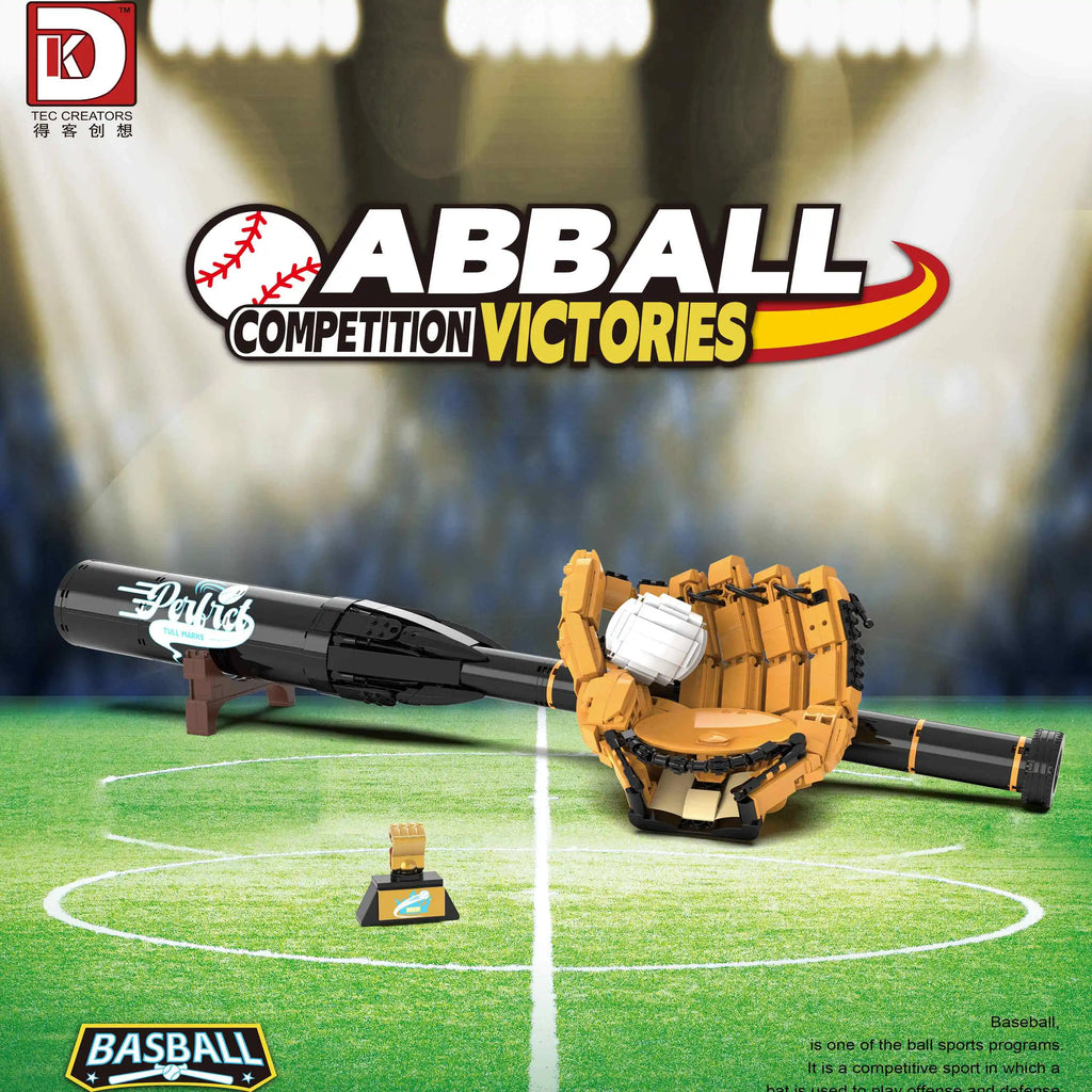 1038PCS Creative American Football Baseball Building Blocks Construction Bricks Toys Christmas Gift For Adult Children Kids - Sonic Sweat Lab