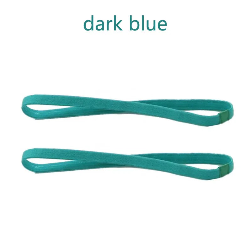 1/2/3/5pcs Women Sweatbands Football Yoga Pure Hair Bands Anti-slip Elastic Rubber Thin Sports Headband Men Hair Accessories - Sonic Sweat Lab