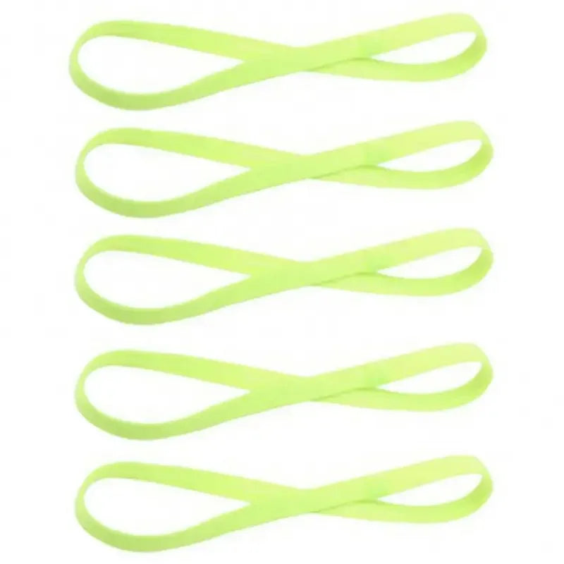 1/2/3/5pcs Women Sweatbands Football Yoga Pure Hair Bands Anti-slip Elastic Rubber Thin Sports Headband Men Hair Accessories - Sonic Sweat Lab