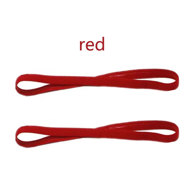 1/2/3/5pcs Women Sweatbands Football Yoga Pure Hair Bands Anti-slip Elastic Rubber Thin Sports Headband Men Hair Accessories - Sonic Sweat Lab