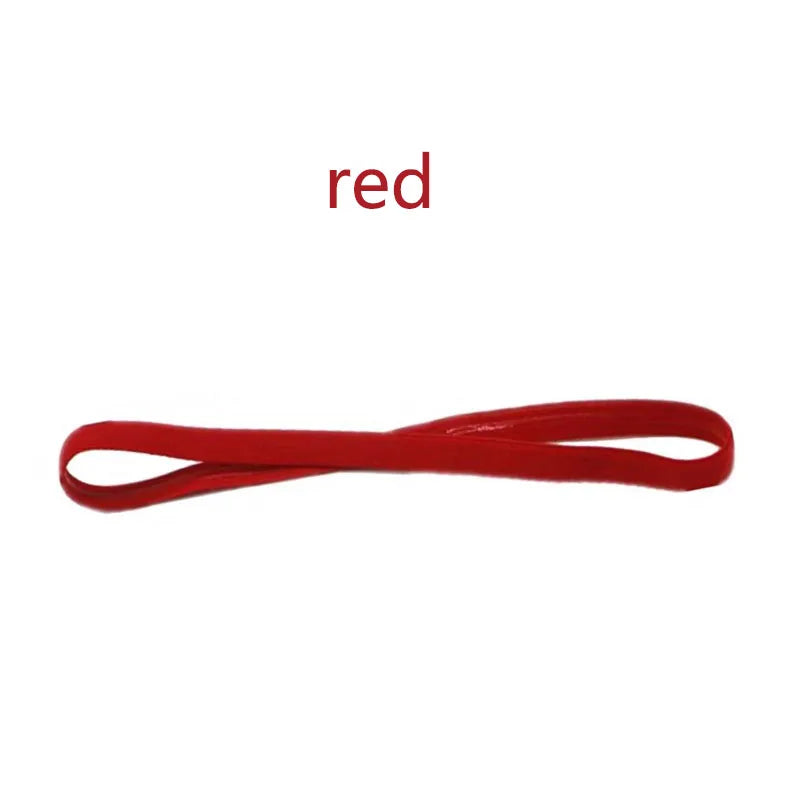 1/2/3/5pcs Women Sweatbands Football Yoga Pure Hair Bands Anti-slip Elastic Rubber Thin Sports Headband Men Hair Accessories - Sonic Sweat Lab