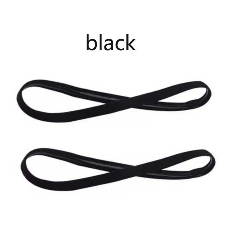 1/2/3/5pcs Women Sweatbands Football Yoga Pure Hair Bands Anti-slip Elastic Rubber Thin Sports Headband Men Hair Accessories - Sonic Sweat Lab